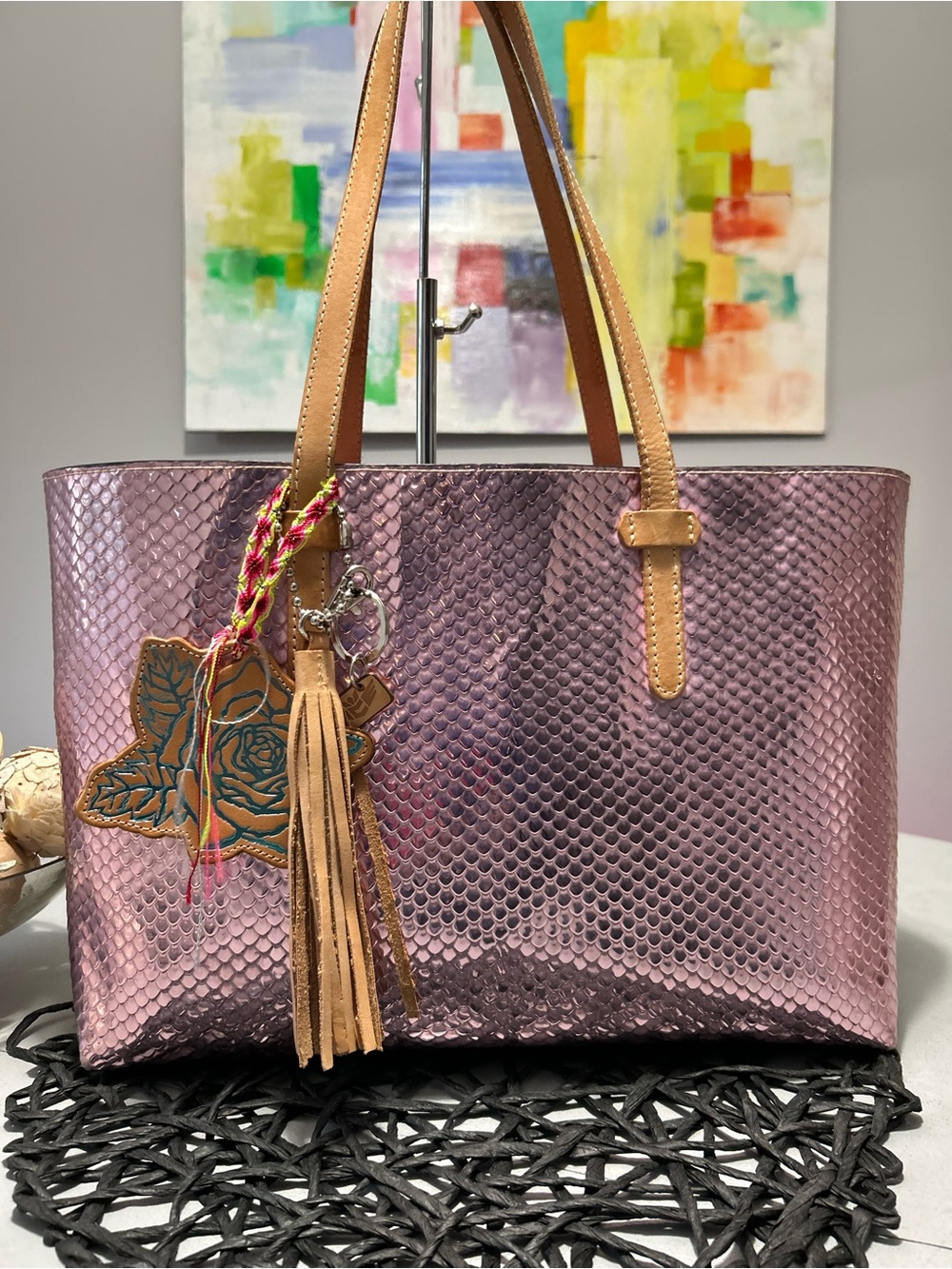 💕 Consuela Elle Pink Breezy East/West Tote